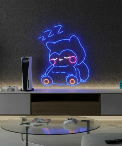 Alternative view of Snorlax Cartoon Led  Neon Sign Kids Room Decor