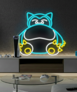 Anime Neon Sign Snorlax Cartoon Neon Sign