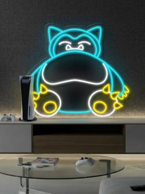 Anime Neon Sign Snorlax Cartoon Neon Sign