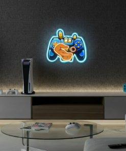 Gaming Console Neon Sign Artwork Gaming Room Decor