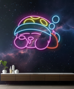 Sleeping Kirby Neon Sign for Girl Gifts Kids Room Decor
