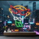 Powerpuff Girls Cartoon Led Neon Sign  kids Room Decor Sign