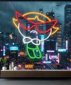 Powerpuff Girls Cartoon Led Neon Sign  kids Room Decor Sign