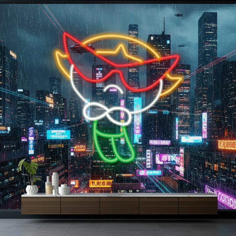 Powerpuff Girls Cartoon Led Neon Sign  kids Room Decor Sign