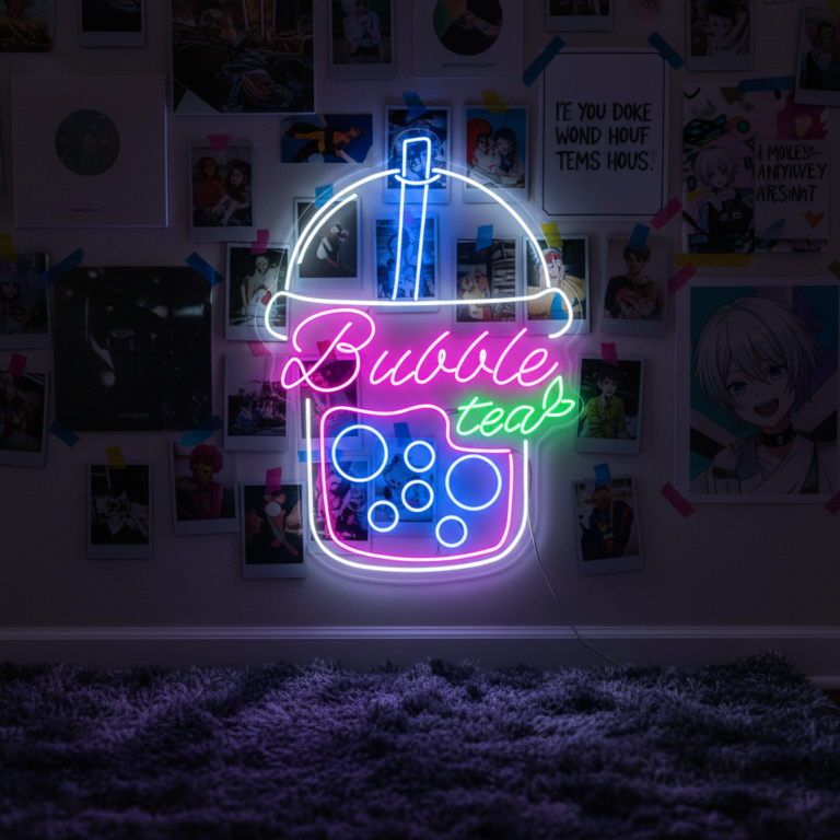 Boba Bubble Tea LED Neon Sign
