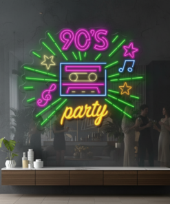 90‘s Party Led Neon Sign
