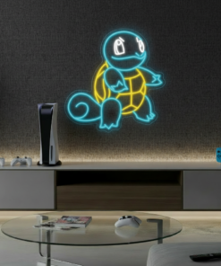 Squirtle Neon Sign Gaming Room Decor Sign Home Decor Sign