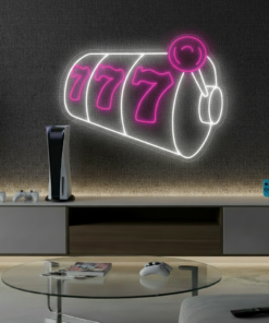 777 Led Neon Sign Game Room Decor Sign