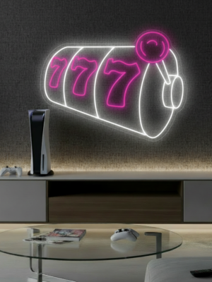 777 Led Neon Sign Game Room Decor Sign