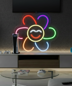 Smiling Sunflower Led Neon Sign