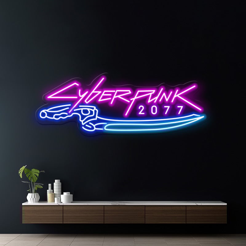 Cyberpunk 2077 Neon Sign for Gaming Room Decor - Image 5