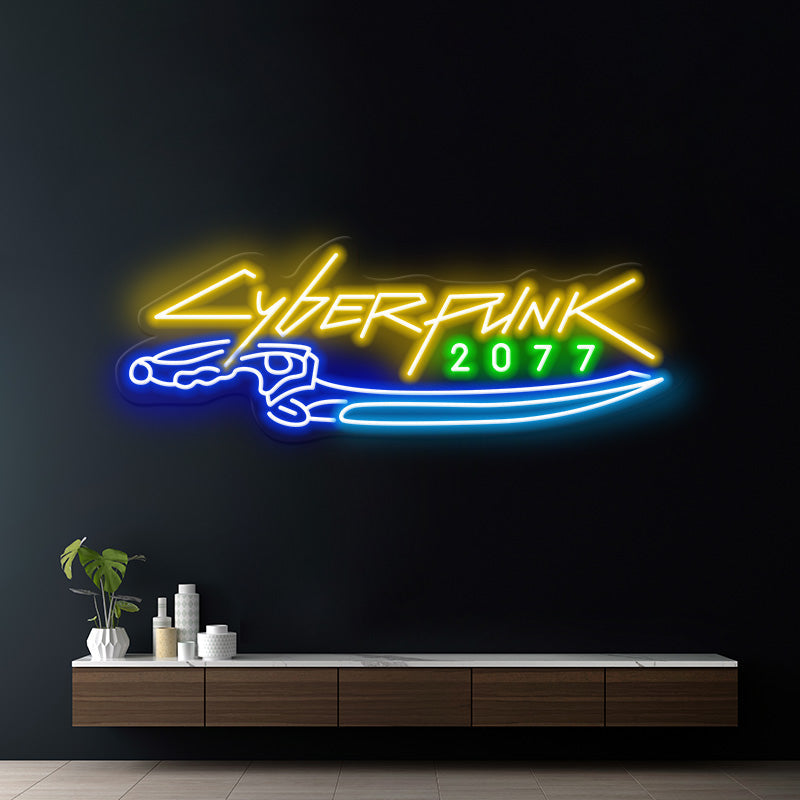 Cyberpunk 2077 Neon Sign for Gaming Room Decor - Image 7