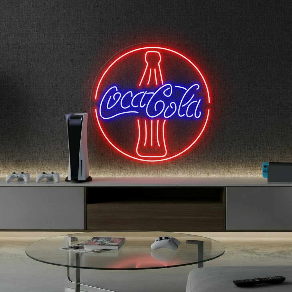 Coca Cola Bottle Led Neon Sign for Wall Decor - Image 2
