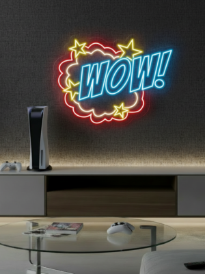 WOW Led Neon Sign