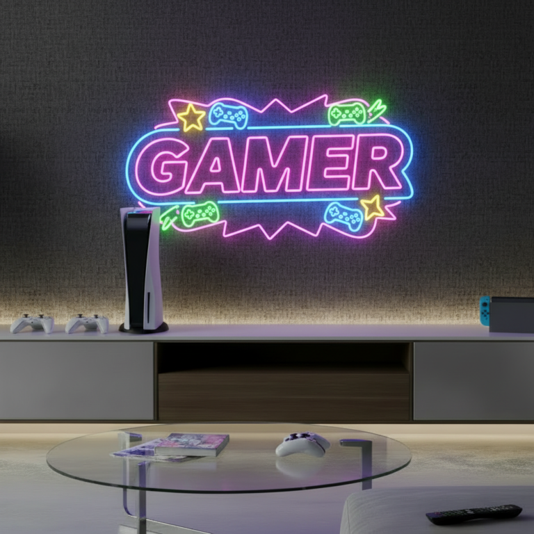 WOW Led Neon Sign