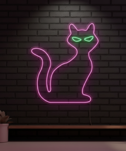 Cute Cat Led Neon Sign Home Decor Sign