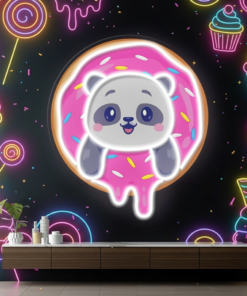 Cartoon Bear Led Neon Sign