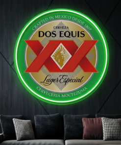 Dos Equis  Beer Logo Led Neon Sign Man Cave Gift