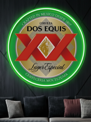 Dos Equis  Beer Logo Led Neon Sign Man Cave Gift