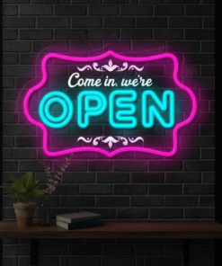 We Are Open Led Neon Sign Shop Open Neon Sign Light
