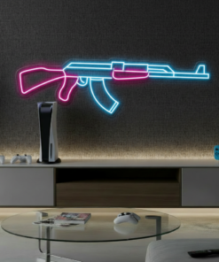 AK47 Gun Led Neon Signs CSGO Game Room AK47 Wall Decor