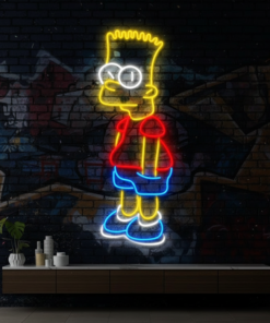 Simpson Bart Neon Led Sign Wall Art Decor Sign Kids Gift