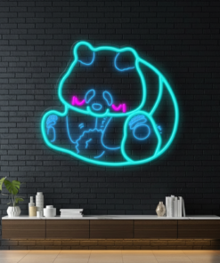 Panda Led Neon Sign Kids Cartoon Sign