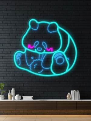 Panda Led Neon Sign Kids Cartoon Sign