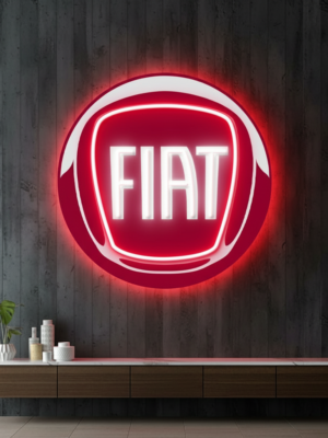 FIAT Car Logo Led Neon Sign