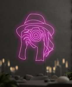 Photography Studio Neon Lights Business Wall Decor Sign