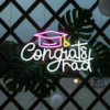 2025 Congrats Grad Sign Graduation Cap Led Neon Sign
