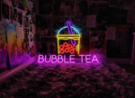 Bubble Tea Neon Sign for Wall Decor