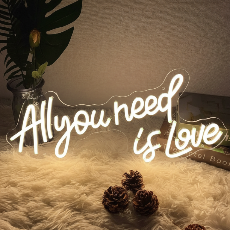 All You Need Is Love Neon Sign