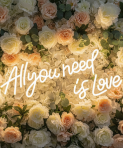 Alternative view of All You Need Is Love Neon Sign