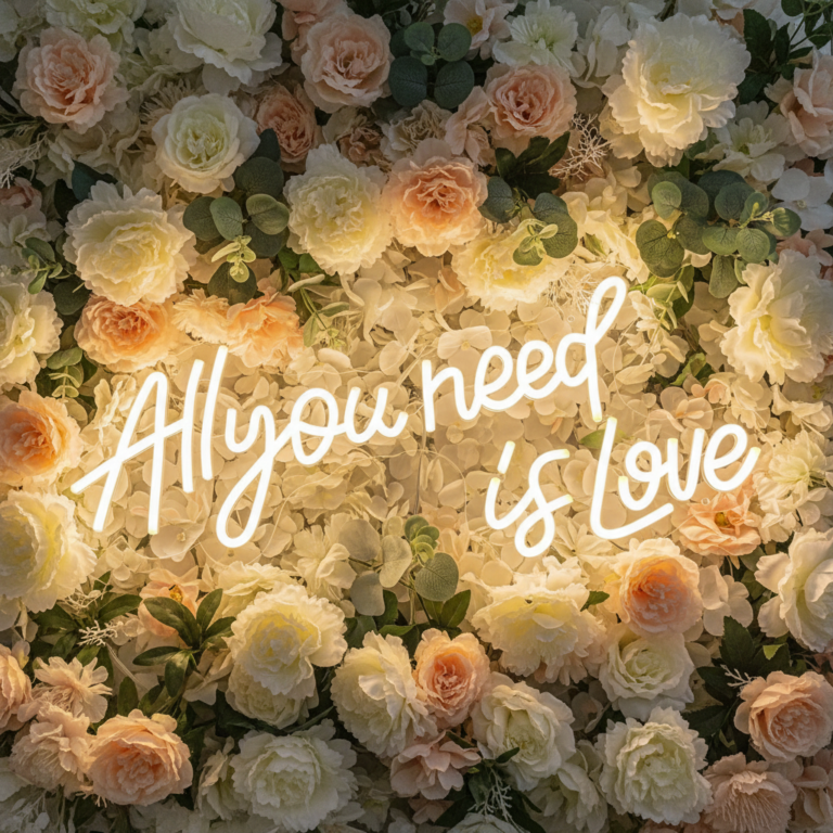 All You Need Is Love Neon Sign