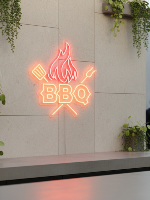 BBQNeonSignsLedNeonSignPartyDecorNeonSigncustomledneonsign