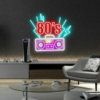 Back To The 80s Neon Light  Retro Party Decor Neon Sign