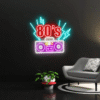 Back To The 80s Neon Light  Retro Party Decor Neon Sign