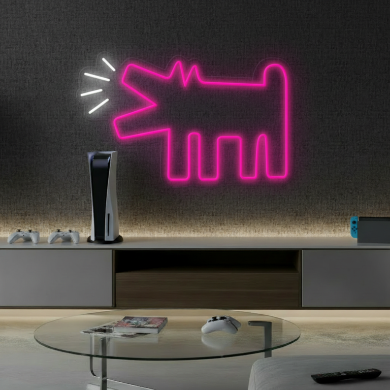 "Barking Dog" Kids Room Neon Sign