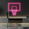 Basketball Hoop LED Neon Light Game Room Decor Sign