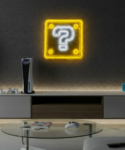 Alternative view of Block Neon Sign Question Square Led Neon Sign
