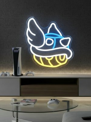 Blue Shell Led Neon Sign Gaming Room Decor Sign
