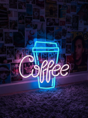 Coffee Led Neon Sign for Cafe Shop Decor
