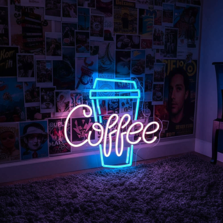 Coffee Led Neon Sign for Cafe Shop Decor