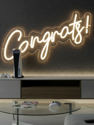 CongratsNeonSignforPartyCelebration