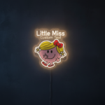 Custom Little Miss Neon Sign  Cartoon Neon Sign Kids Room Decor