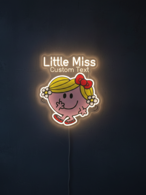 Custom Little Miss Neon Sign  Cartoon Neon Sign Kids Room Decor