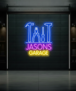 Custom Name Garage Neon Garage Light Sign