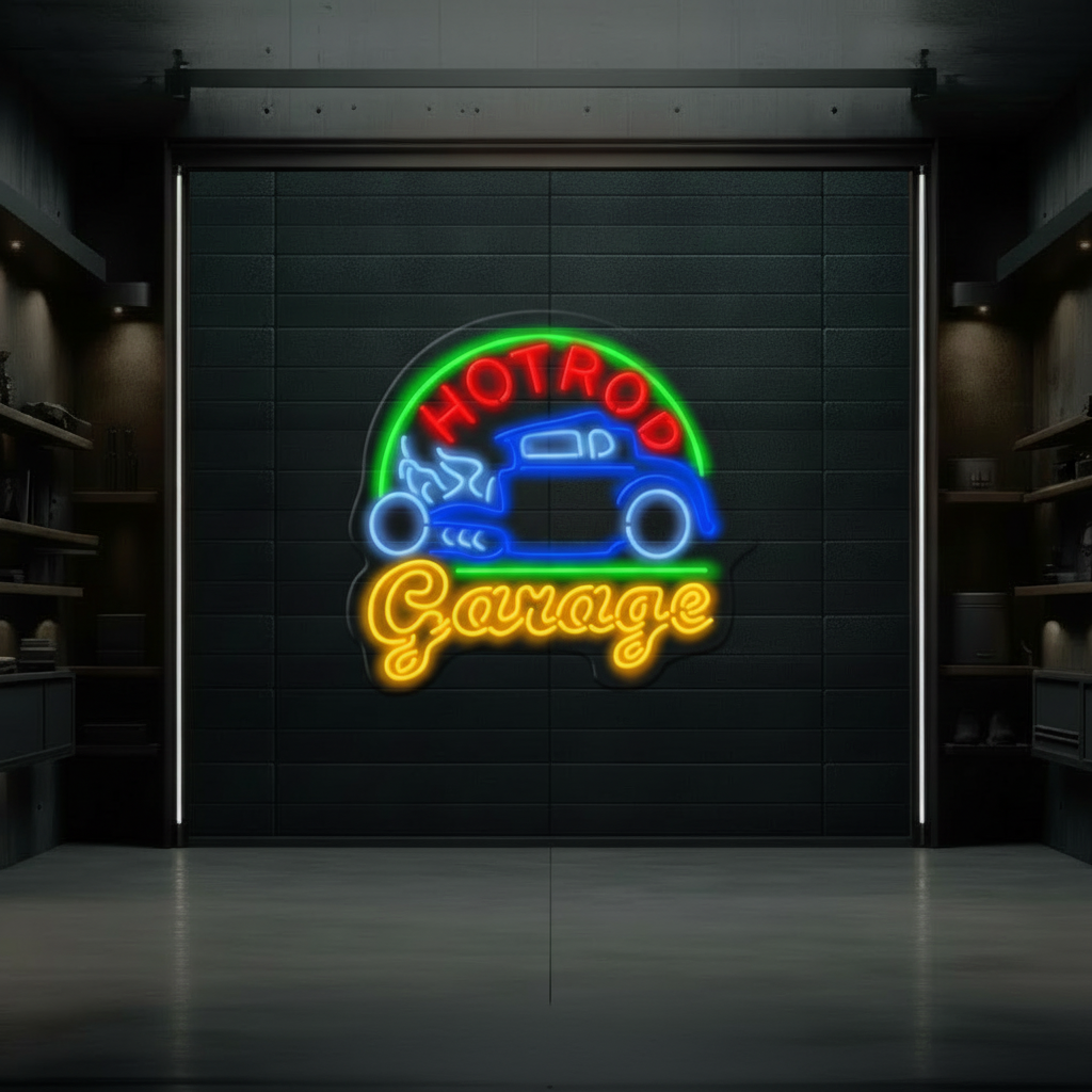 Custom Car Led Neon Sign Garage Room Decor Sign