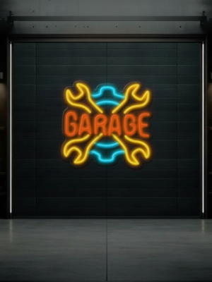 Custom Colorful Garage Led Neon Sign Business Shop Decor Sign Light